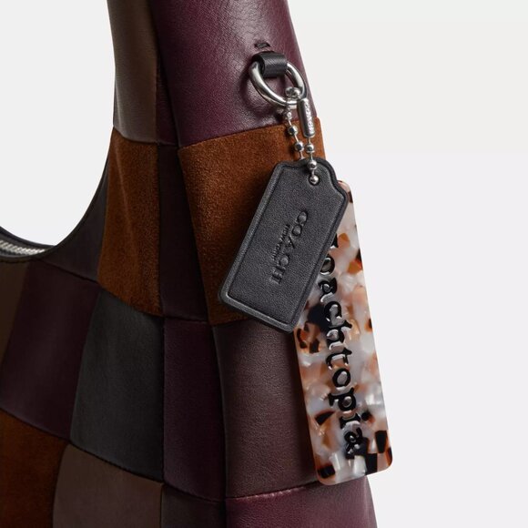 NWT Coachtopia Alter/Ego Crescent Shoulder Bag Upcrafted Suede and  Leather - Picture 8 of 11